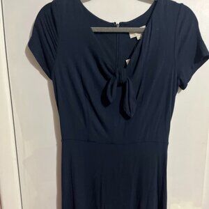 NWT LOFT NAVY SHORT SLEEVE DRESS SZ SP